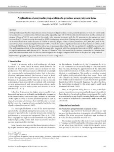 thumbnail-of-Application of enzymatic preparations to produce araçá pulp and juice