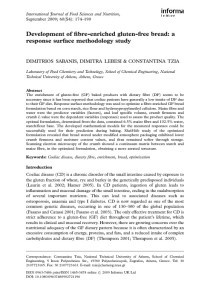 thumbnail-of-Development of fibre-enriched gluten-free bread, a response surface methodology study